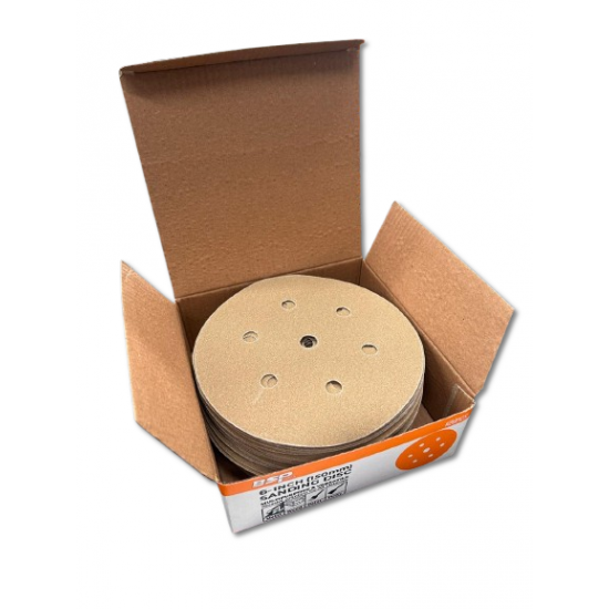 BINIC B65 20% CERAMIC VELCRO DISC D150MM 7 HOLES (220) 50PCS
