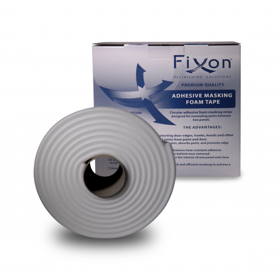 FIXON ADHESIVE MASKING FOAM TAPE 13MM X 50M