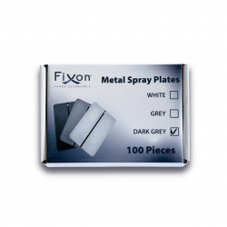 FIXON Spray Sample Plates Dark Grey 100p