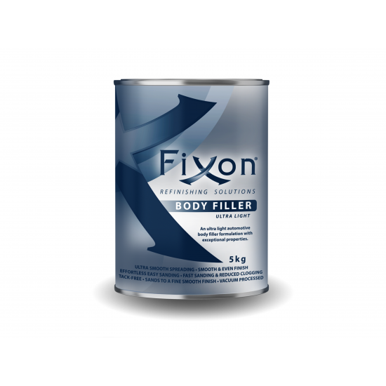 FIXON BODY FILLER ULTRA LIGHT 5KG + HARDENER