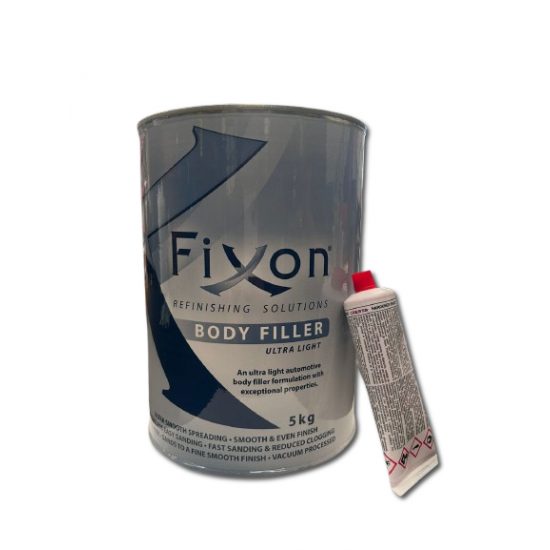 FIXON BODY FILLER ULTRA LIGHT 5KG + HARDENER