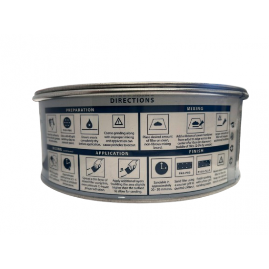 FIXON Body Filler Ultra Light 1kg + Hardener