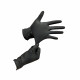 FIXON NITRILE DIAMOND GLOVE TEXTURED 6MIL 240MM BLACK S (50PCS/25 PAIRS)