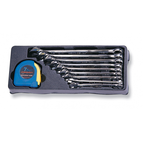 W264210SC JONNESWAY 10PC COMBINATION WRENCH & MEASURING TAPE (TBD)