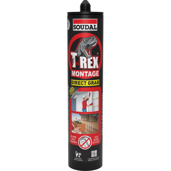 146163 SOUDAL T REX MONTAGE DIRECT GRAB - SOLVENT FREE 350GR