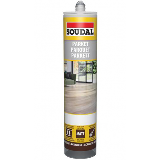 127174 SOUDAL PARQUET SEALANTS DARK GREY 300ML